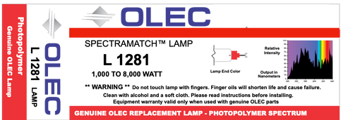 OLEC L1281 Genuine OLEC bulb 8kW.